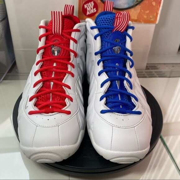 🆕 Nike Little Posite One GS 'USA Moon' - Womens 7.5 - Picture 8 of 13